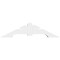 Ekena Millwork Vanguard Architectural Grade PVC Gable Bracket, 72"W x 18"H x 6"D x 6"F, 6/12 Pitch GBP072X18X0606VAN00 - alternate 5